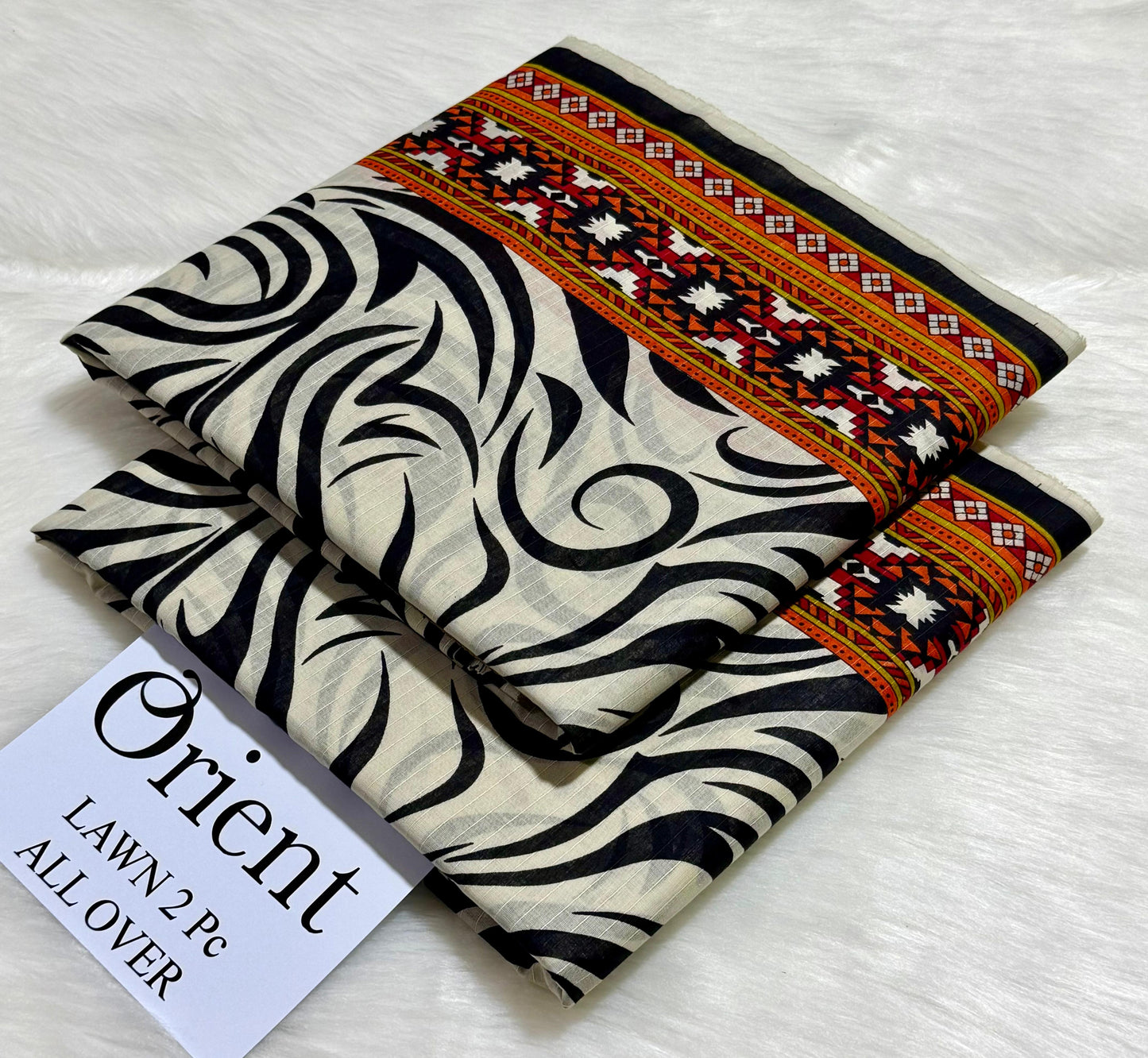 Lawn 2 Piece Printed Unstitched (ORIENT)