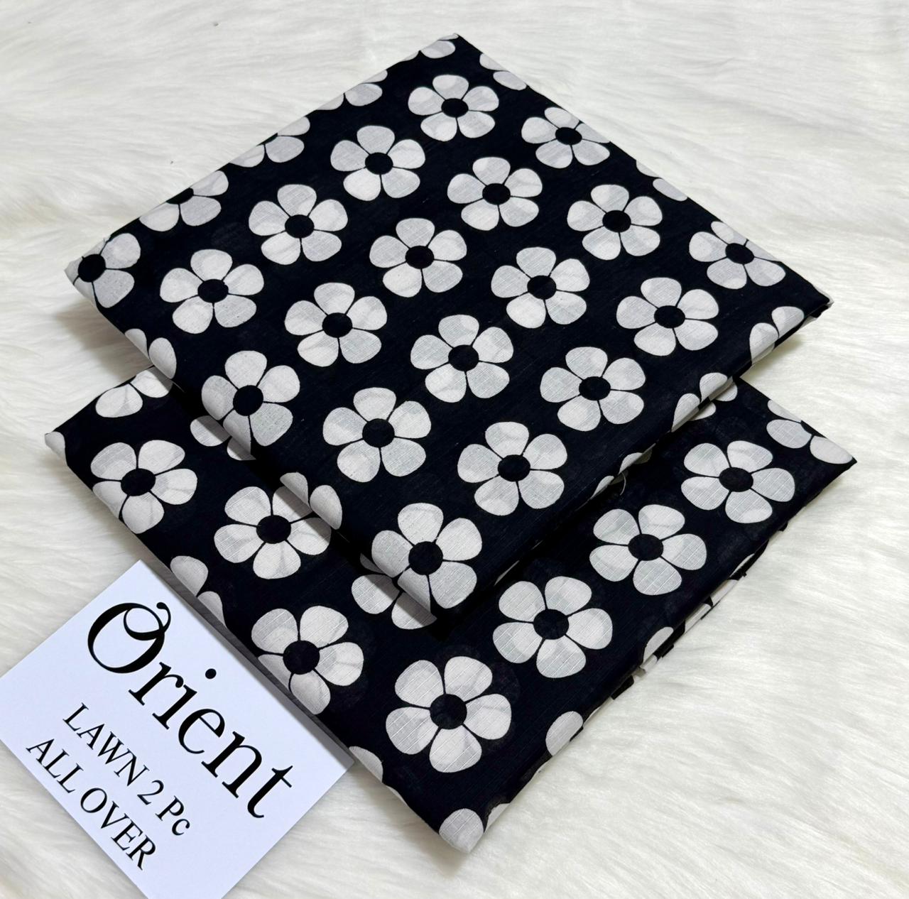 Lawn 2 Piece Printed Unstitched (ORIENT)