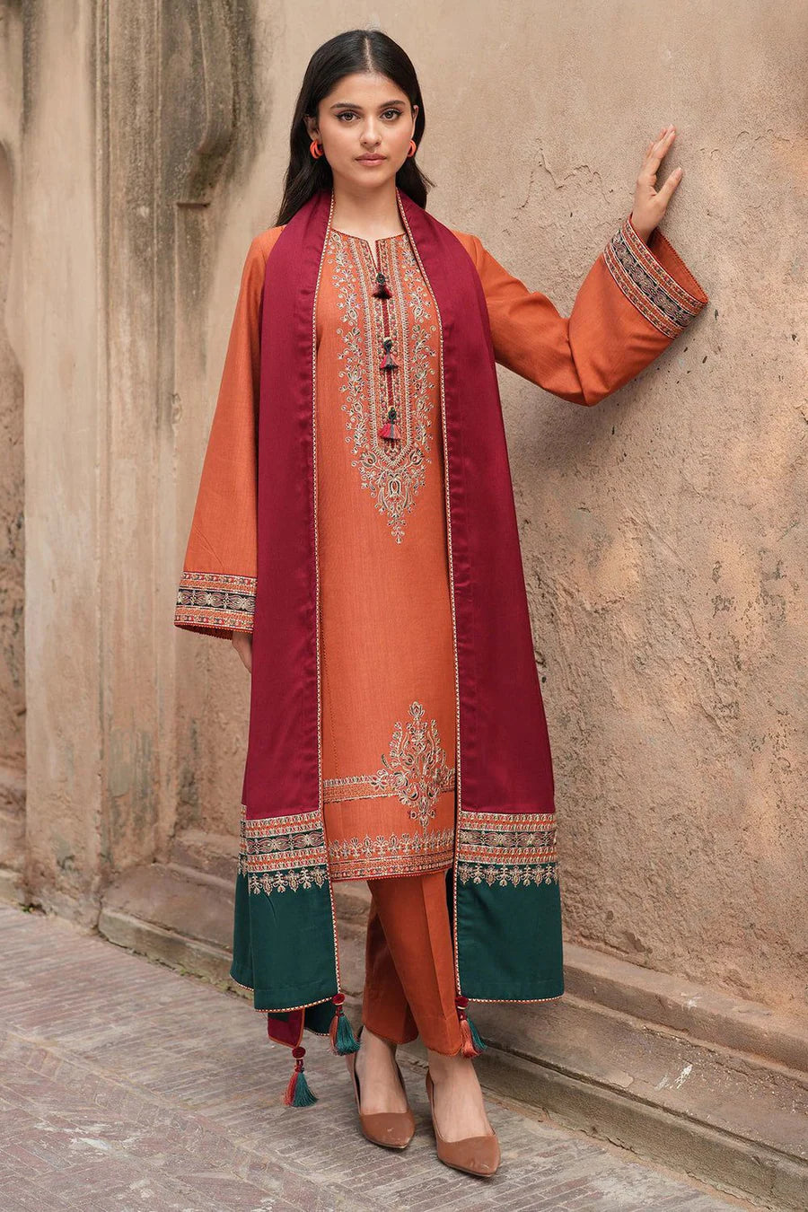 Lawn 3 Piece Embroidered Unstitched (Coco by ZARA SHAHJAHAN)