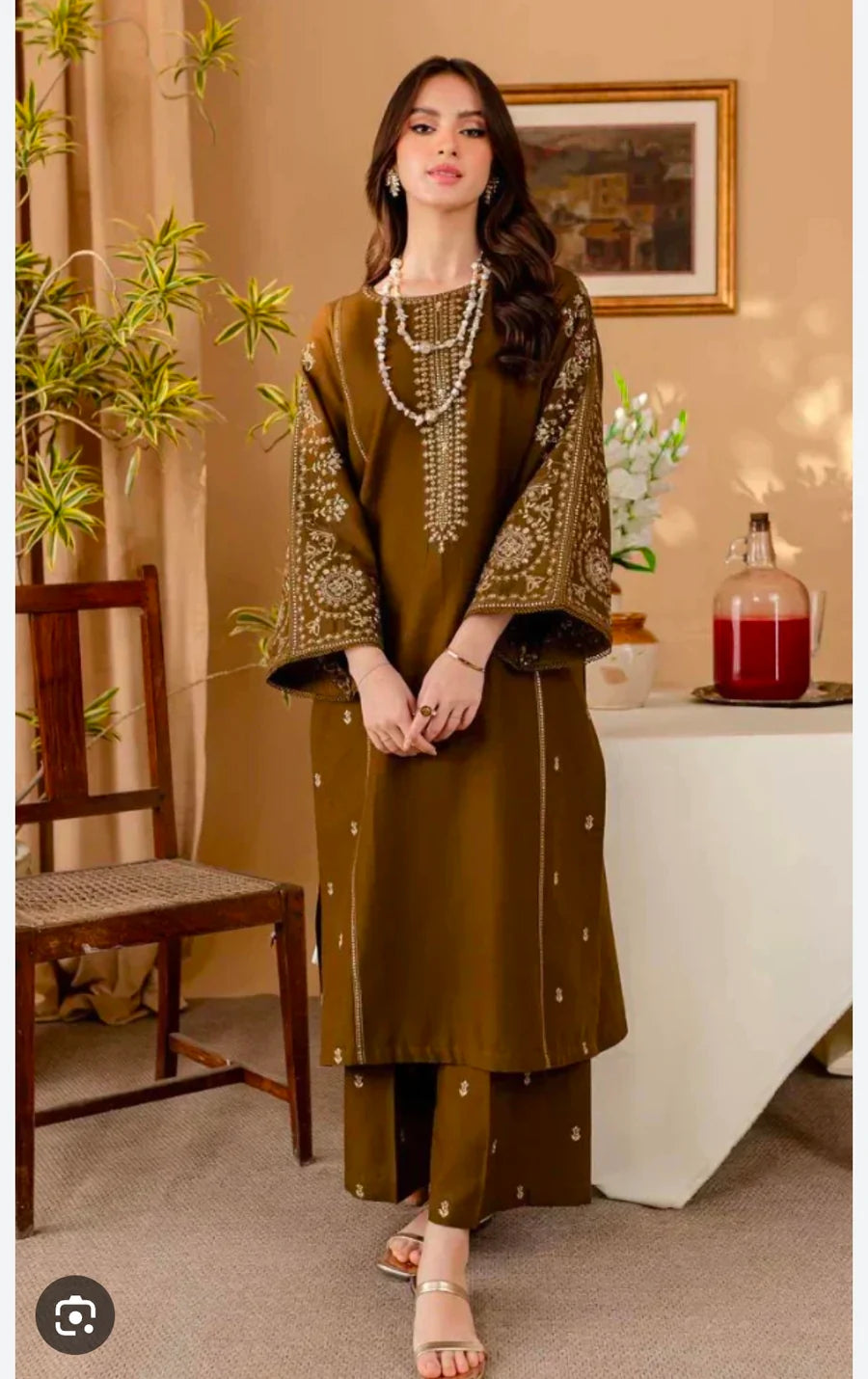 Lawn 2 Piece Embroidered Unstitched (BAREEZE)