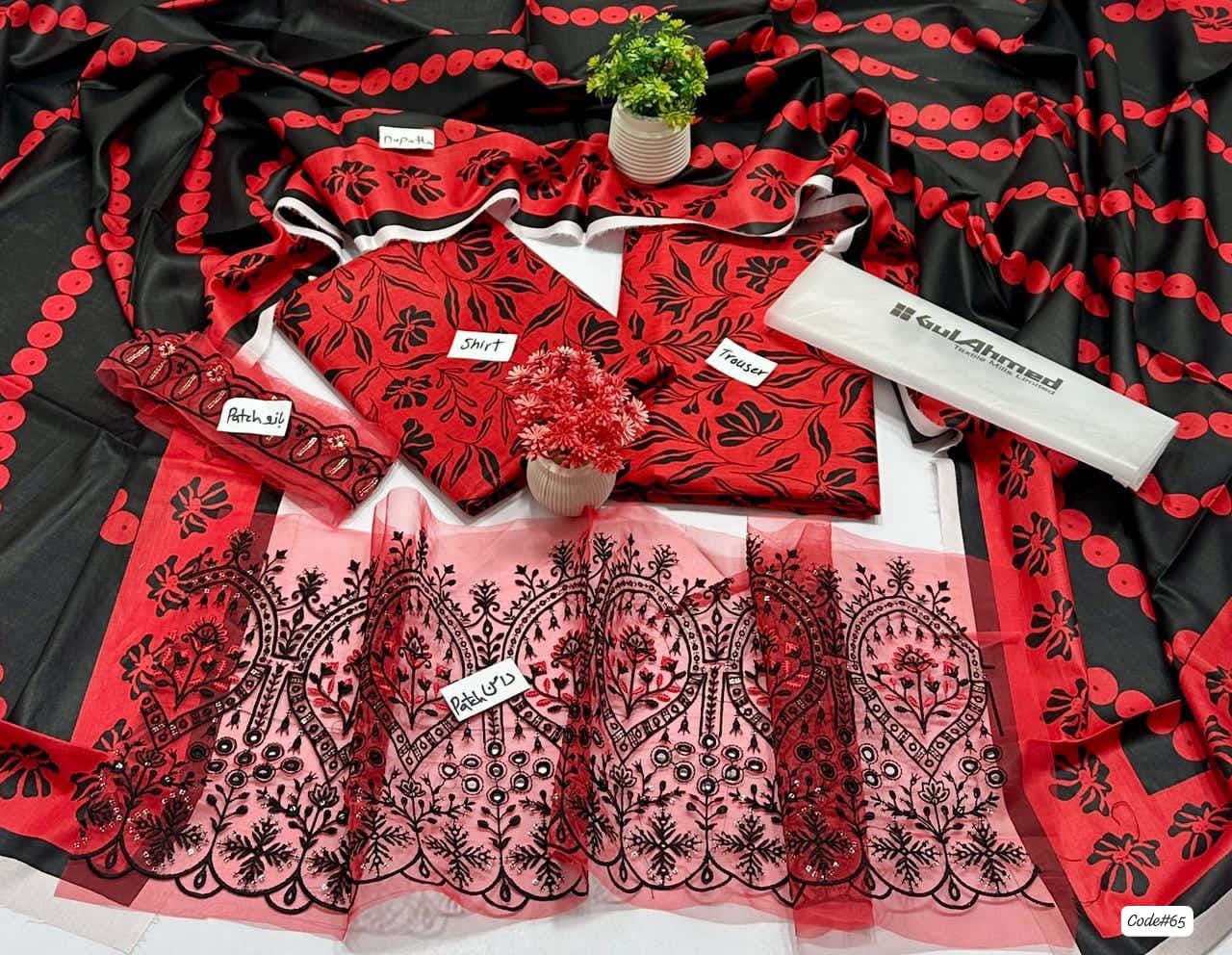 Lawn 3 Piece Digital Print (GUL AHMAD) S