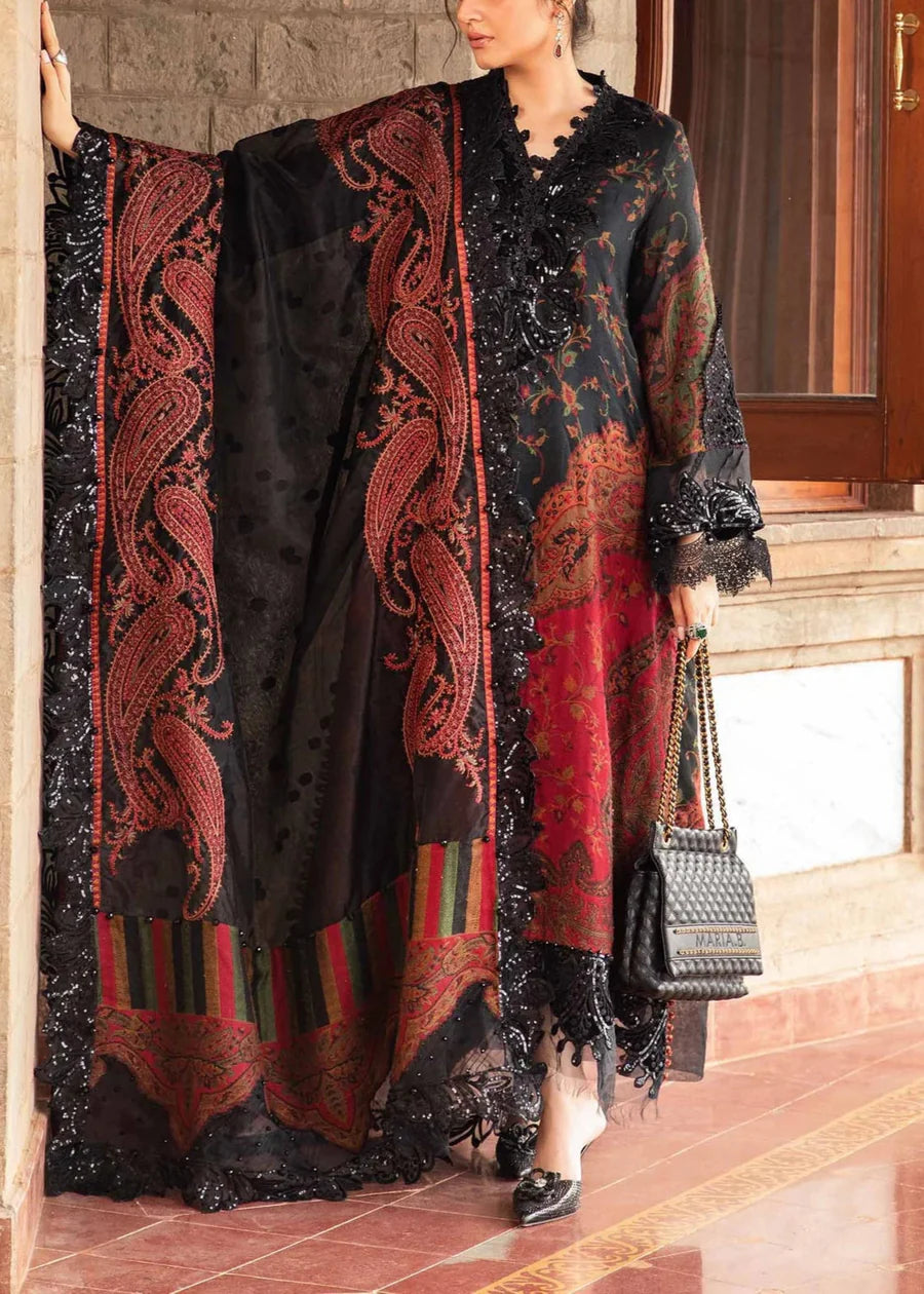 Maria B 3 Piece, Print with Patch