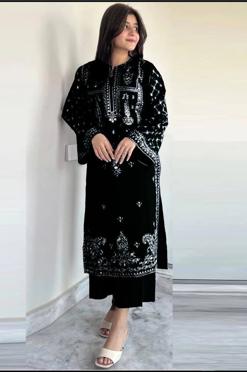 Lawn 2 Piece Embroidered Unstitched (BAREEZE)