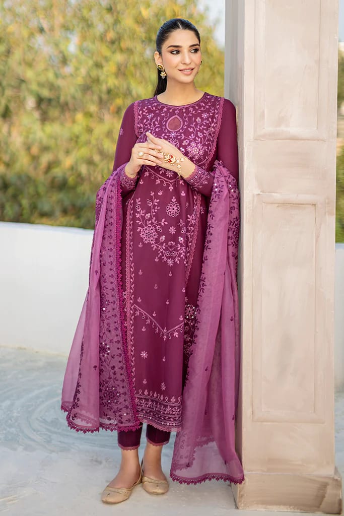Cross Stitch 3 Piece Embroidered Suit