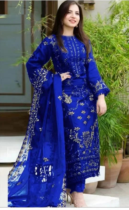 Daranil Summer Lawn Embroidered 3 Piece Suit