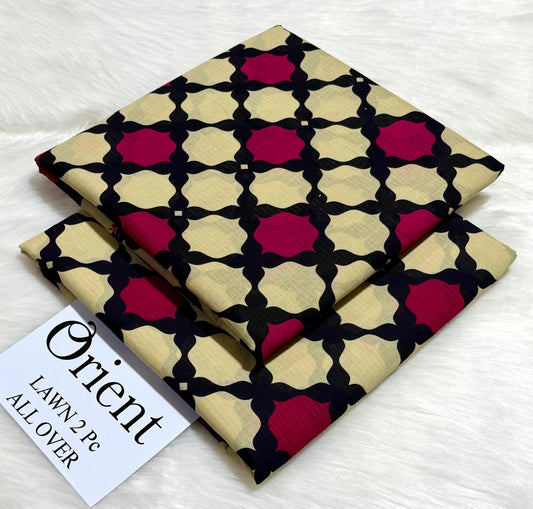 Lawn 2 Piece Printed Unstitched (ORIENT)