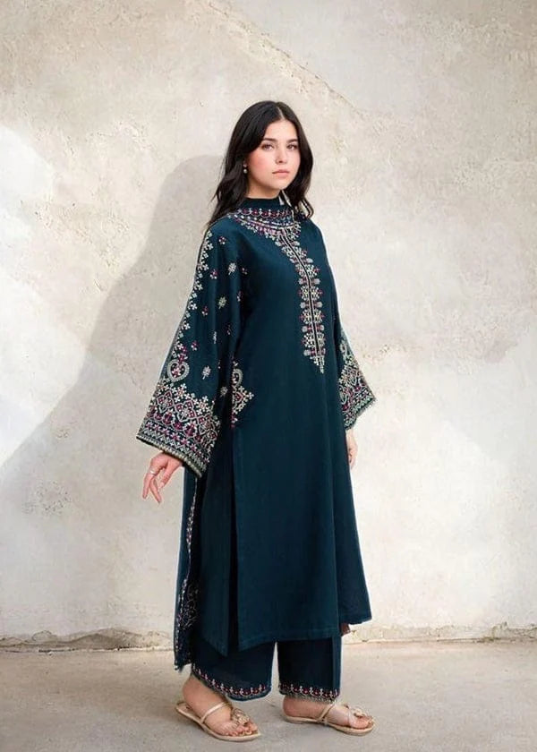 Lawn 2 Piece Embroidered Unstitched (BAREEZE)