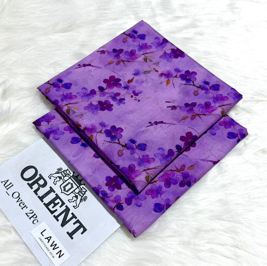 Lawn 2 Piece Printed Unstitched (ORIENT)