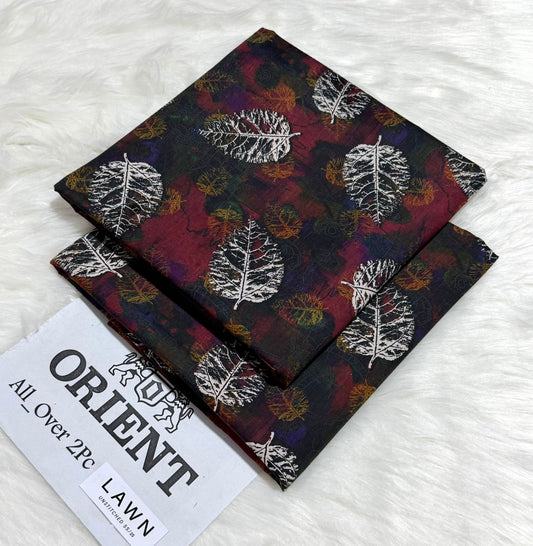 Lawn 2 Piece Printed Unstitched (ORIENT)