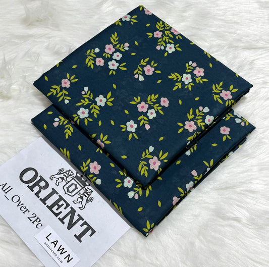 Lawn 2 Piece Printed Unstitched (ORIENT)