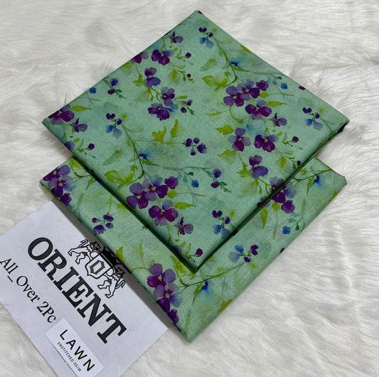 Lawn 2 Piece Printed Unstitched (ORIENT)