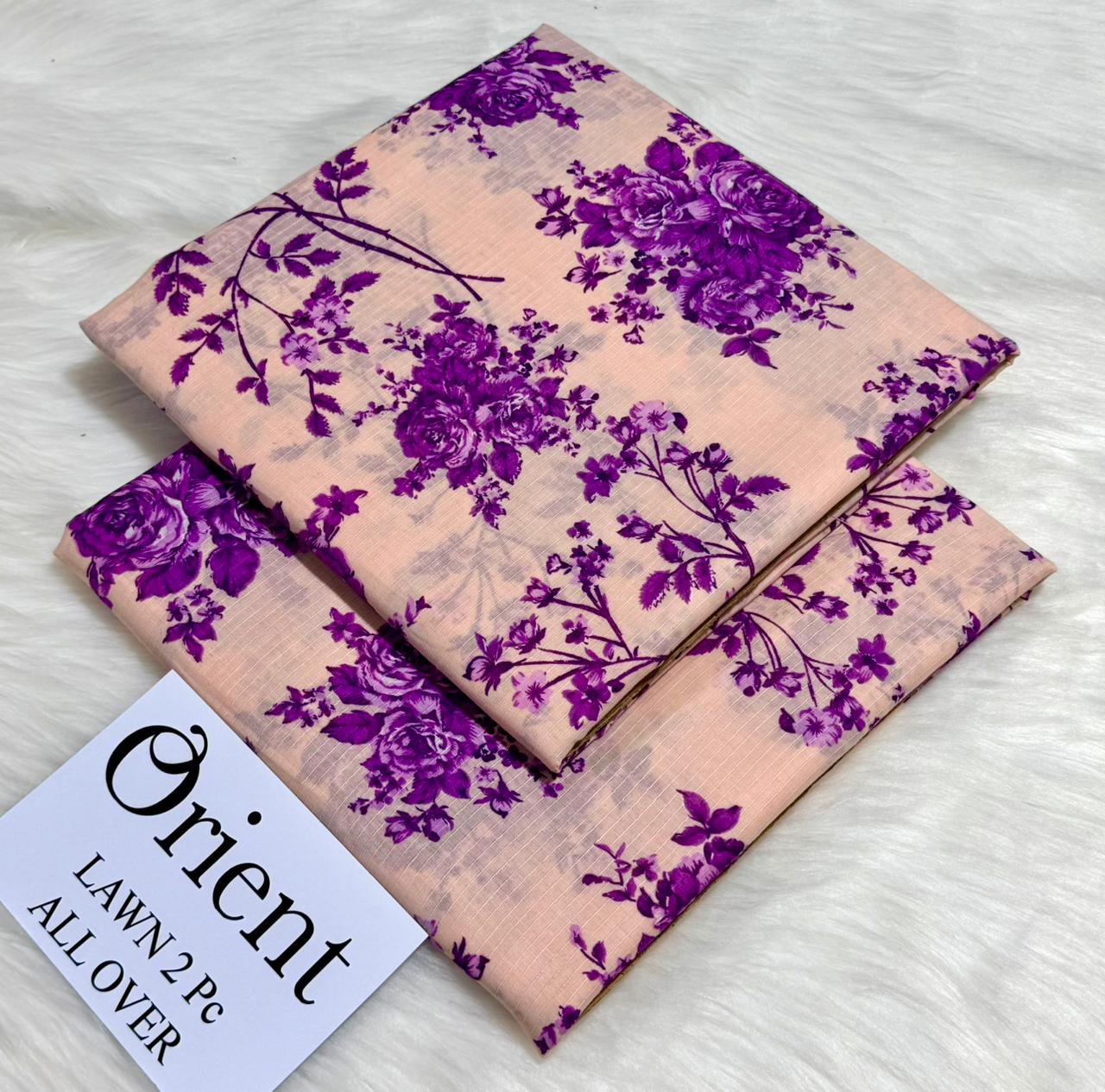 Lawn 2 Piece Printed Unstitched (ORIENT)