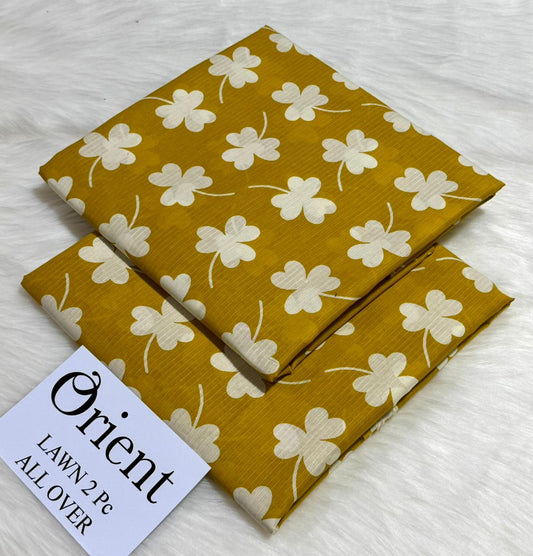 Lawn 2 Piece Printed Unstitched (ORIENT)