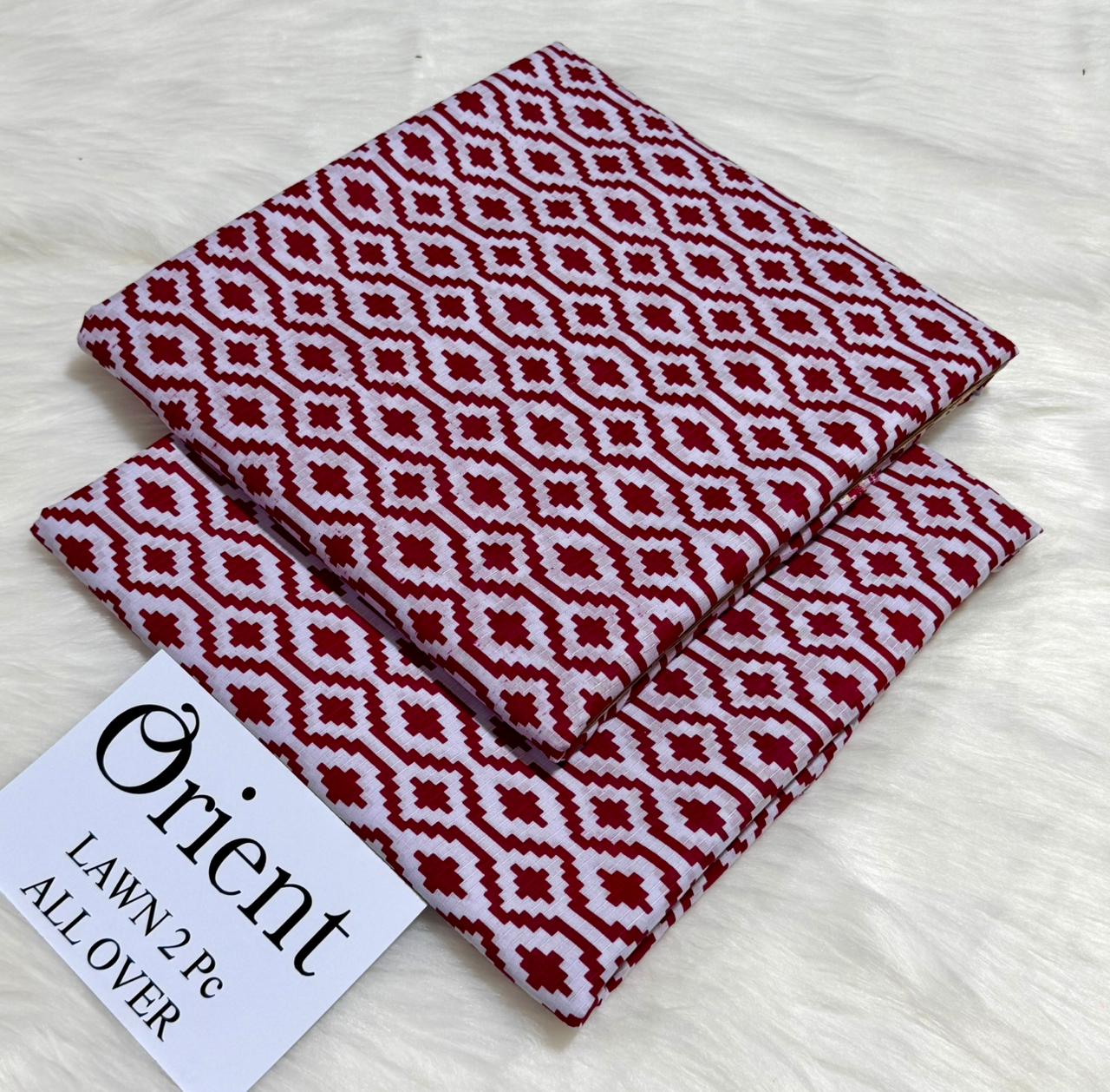 Lawn 2 Piece Printed Unstitched (ORIENT)