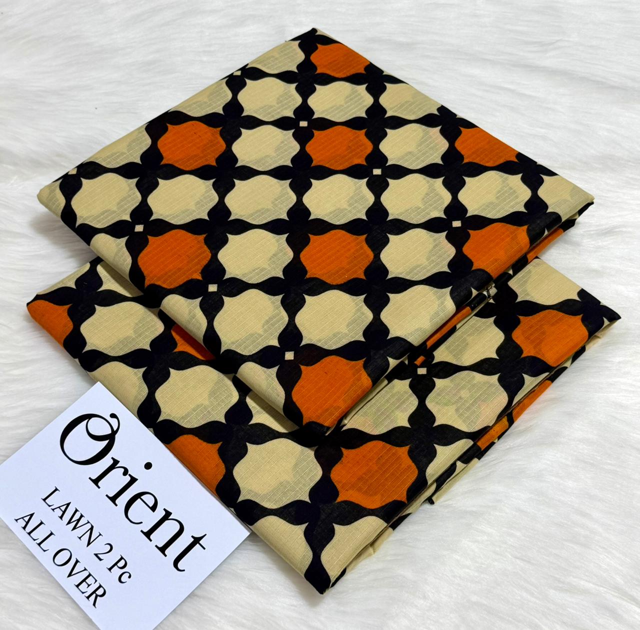Lawn 2 Piece Printed Unstitched (ORIENT)