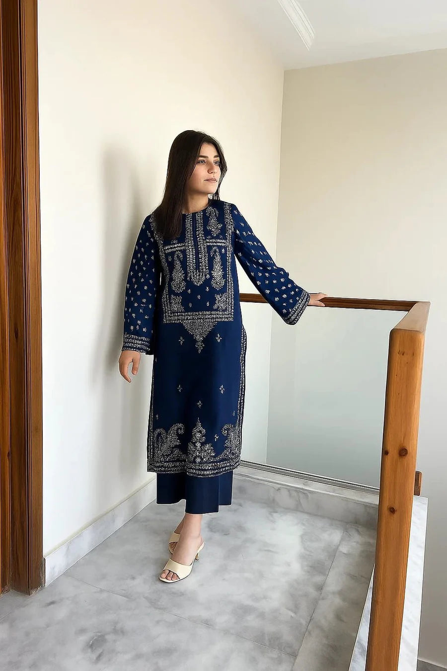 Lawn 2 Piece Embroidered Unstitched (BAREEZE)
