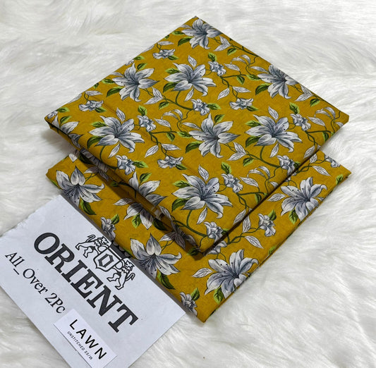Lawn 2 Piece Printed Unstitched (ORIENT)