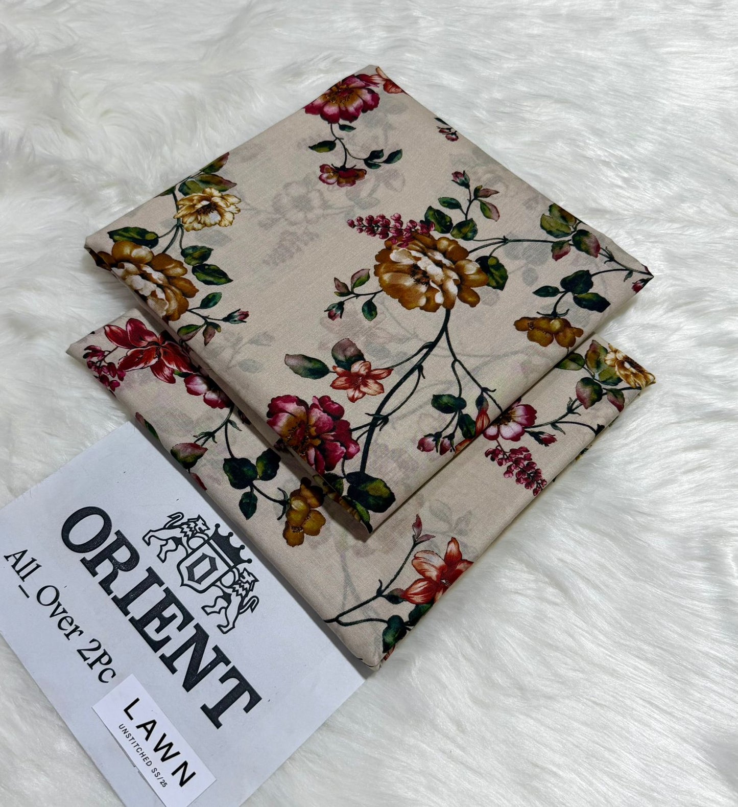Lawn 2 Piece Printed Unstitched (ORIENT)