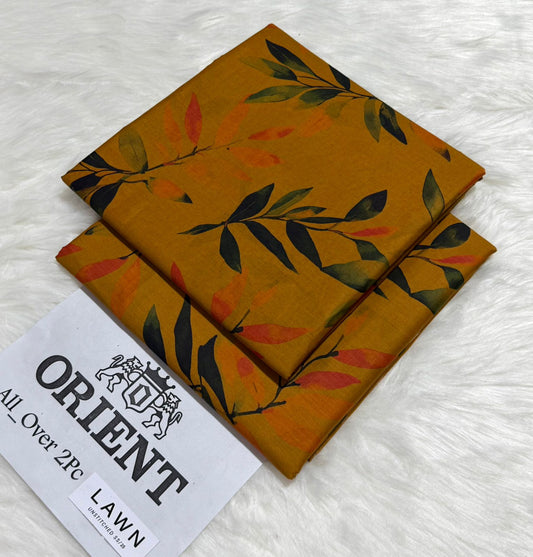 Lawn 2 Piece Printed Unstitched (ORIENT)