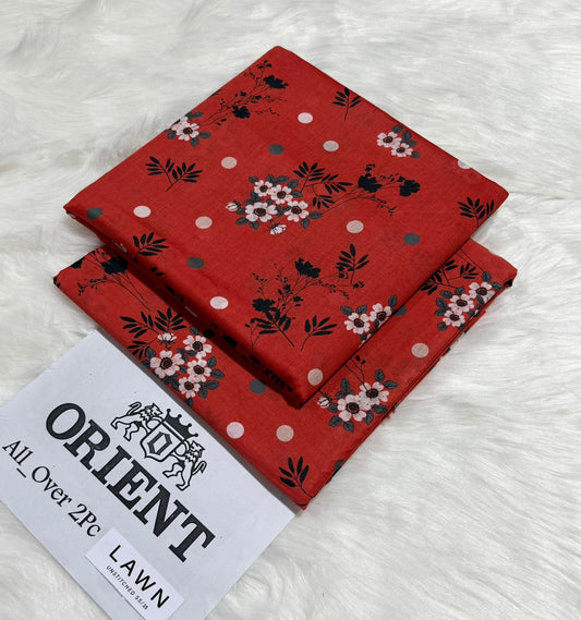 Orient 2-Piece Printed Summer Lawn Suit (Unstitched)