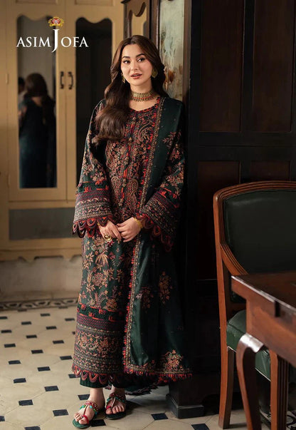 Asim Jofa 3 Piece Heavy Embroidered