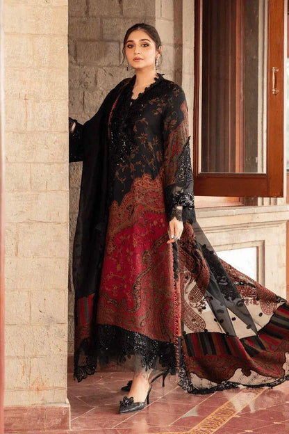 Maria B 3 Piece, Print with Patch