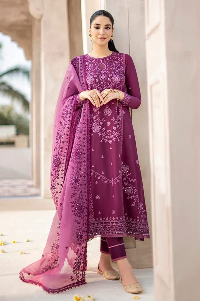 Cross Stitch 3 Piece Embroidered Suit