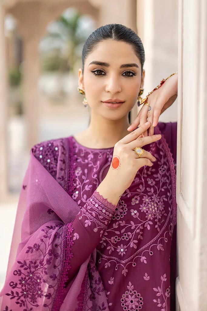 Cross Stitch 3 Piece Embroidered Suit