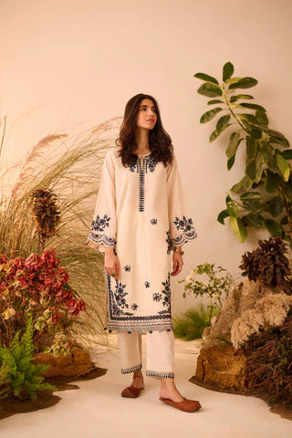 Lawn 2 Piece Embroidered Unstitched (BATIK)