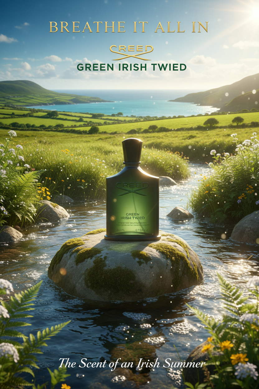 Creed Green Irish Tweed Summer Ad