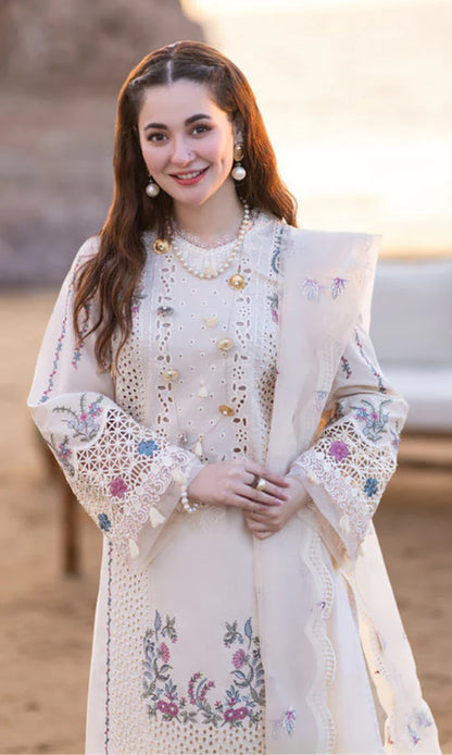 Qalamkar Embroidered 3 Piece Unstitched
