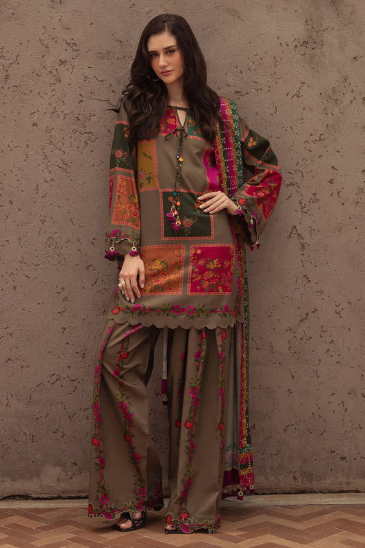Maria B 3 Piece Embroidered Lawn