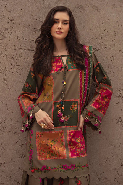 Maria B 3 Piece Embroidered Lawn