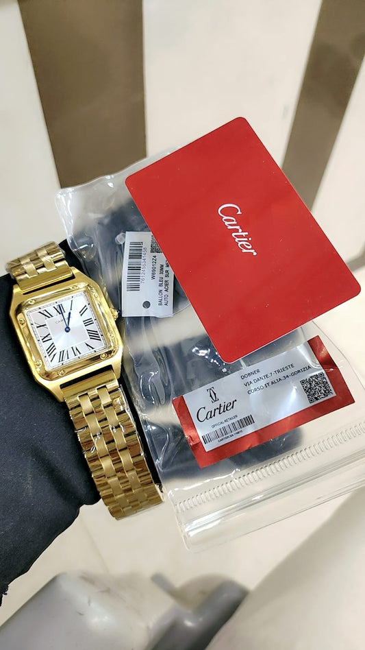 Cartier Watch for Men With Pouch And Packaging